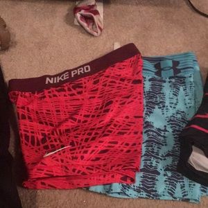 Variety of Nike/workout spandex